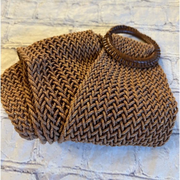 VINTAGE LIZ CLAIBORNE (2) BRAIDED BELTS MADE IN TAWIAN BROWN & BEIGE SIZE M/L - Picture 2 of 7